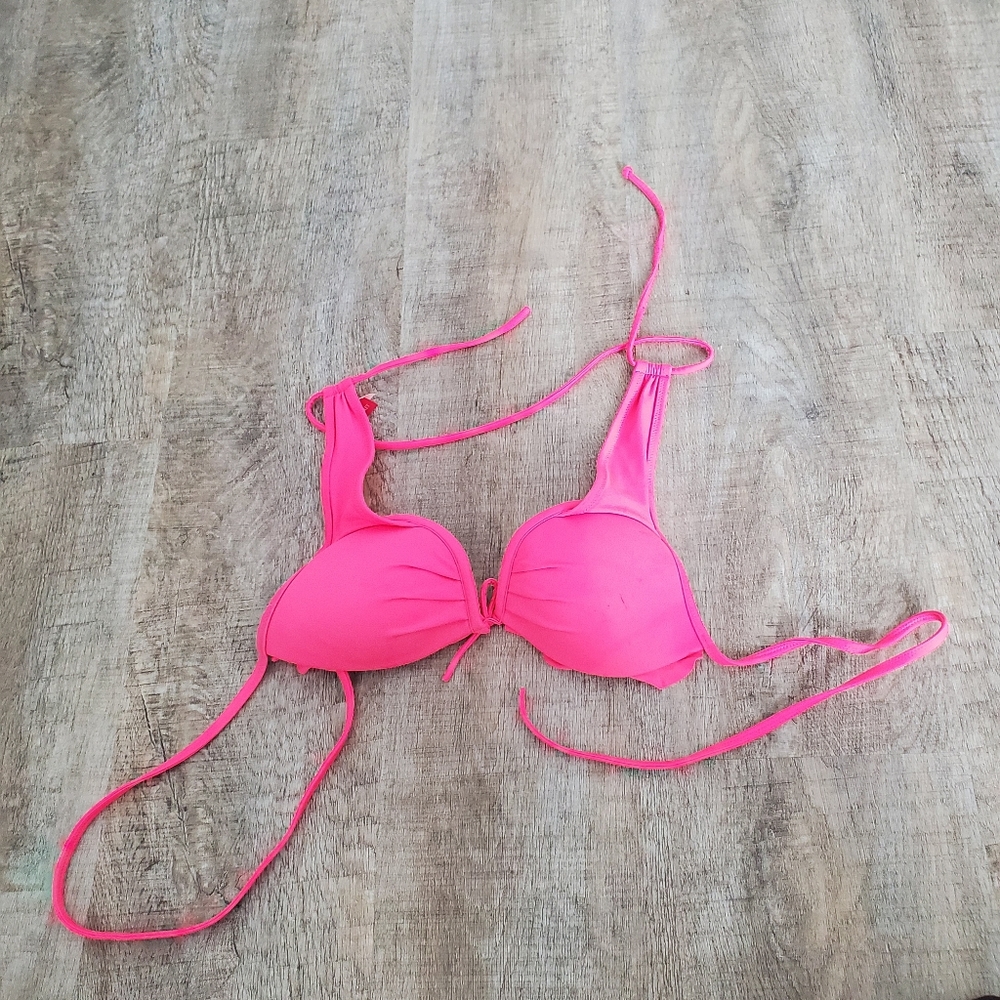 Victoria's Secret PINK Pink Bikini Top 34A